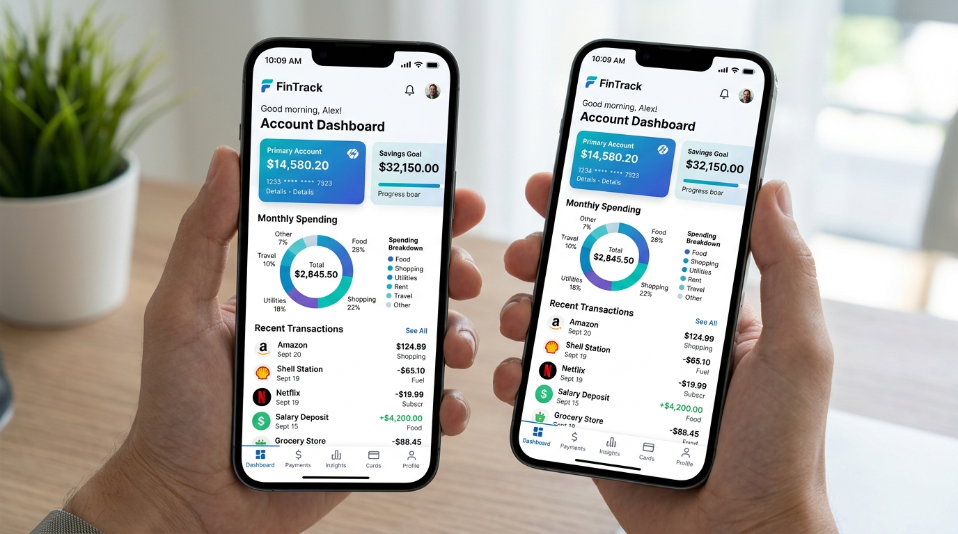 FinTrack Mobile Banking App